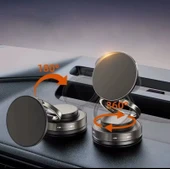 360 Ayarlanabilir Güçlü Vakumlu Mıknatıslı Manyetik Katlanır Telefon Tutucu - 3
