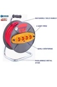Yunuskayatek Welder 3X2,5 20 Metre Seyyar Makaralı Grup Priz Uzatma Kablo - 2