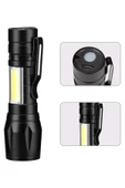 Yunuskayatek Taktik Led Usb Şarjlı Ultra Güçlü Mini Kutulu El Feneri - 2