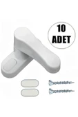 Aiwa 10 Adet  Pimapen Pvc Metal Kapı Pencere İçin Emniyet Kilidi thumbnail 4