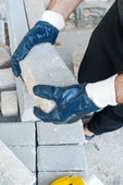 Yunuskayatek Nitril Tam Kaplamalı Içi Pamuklu Inşaat Işçi Eldiveni 10 Numara Mavi - Taşcı Eldiveni 1Koli-240Çift thumbnail 2
