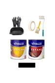 Vivaldi Fayans Boyası Seti Sıvı Cam Ve Uygulama Seti Tezgah,Mermer,Banyo,Mutfak Boyama Seti 1 Lt thumbnail 1