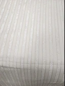 Süngerli Kadife Gofre Çizgili Kaymaz Koltuk Örtüsü (170x210)-Krem - 1