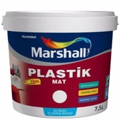Marshall Plastik Mat İç Cephe Boyası Ekru 7,5 Lt (10 KG) thumbnail 1