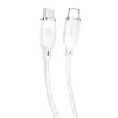 Gritty 60W Type-C to Type-C Şarj Kablosu 1 m Beyaz (GL-SC01) - 1