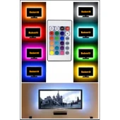 Uzaktan Kumandalı 5 Metre Şerit Led Lamba 20 Fonksiyonlu Işıldak Aydınlatma A Sınıfı 220 V Elektrik - 5