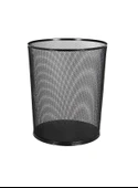 Mimaks Çöp Kovası Metal Tam Perforeli Siyah D-3 - 3