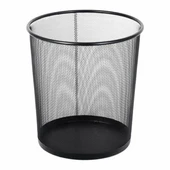 Mimaks Çöp Kovası Metal Tam Perforeli Siyah D-3 - 1