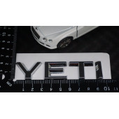Skoda Yeti Bagaj 3M 3D Krom ABS Yazı Logo Amblem thumbnail 5