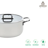 Sera Nova Seramik Yanmaz Yapışmaz Tencere 20 cm  Beyaz thumbnail 3