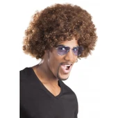 Kahve Renk Kıvırcık Afro Bonus Peruk - 1