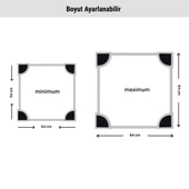 Çamaşır Makinesi Kurutma Makinesi İstifleme Birleştirme Kiti Arçelik - Beko Ayarlanabilir thumbnail 3