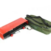 Katlanabilir Ayaklı İkili Yer Tipi Kamp Ocak - Çantalı (K-629) thumbnail 3