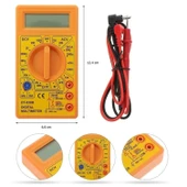 Dijital Multimeter Pensa Amper Metre Dijital Pensampermetre Voltaj Dc Alternatif Akım Ölçme Ölçüm - 2