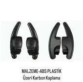 YıldızTuning  Volkswagen Scirocco 2009-2014 Karbon Direksiyon F1 Kulakçık Vites Mini - 1