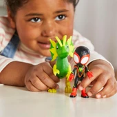 Spidey and His Amazing Friends Dino Webs Figürler F9478-G0121 Miles ''Spin'' Morales & Marvels Elect - 5