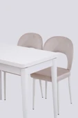 Damla Hilal MDF Mutfak Masa Sandalye Takımı 60x100cm thumbnail 11