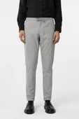 Süvari Slim Kalıp Gri Bağcıklı Jogger Pantolon - 3