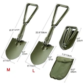 Profesyonel Portatif Katlanabilir Kürek ( Orta Boy 59 Cm ) - 5