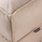 Homedius Mocca Keten Çift Kişilik Katlanır Yatak Katlanır Koltuk Bej Çift - 6