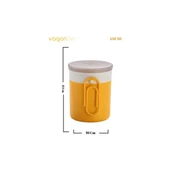 Vagon Çelik Lunch Box 450 Ml Sarı - 2