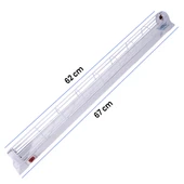 12V/24V Elektronik Balastlı Floresan Aydınlatma Armatürü - 18W Alüminyum Kafesli - Floresansız - 3