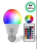 Panther Uzaktan Kumandalı Renk Değiştiren Led Ampul - 9w - 1