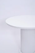 Bohem Yuvarlak Lak Panel Mutfak Masası 100cm - 2