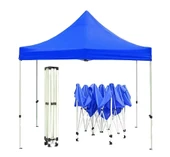 Otomatik Gazebo Çardak 300 X 300 Cm Tente Teras Bahçe Kamelyası Gölgelik Mavi thumbnail 1