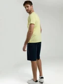 Arnetta Erkek Açık Sarı Kısa Kol Bermuda Pijama Takım 3312 thumbnail 3