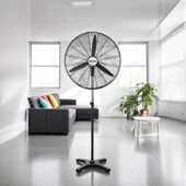 Sanayi Tipi 75 cm 210W Ayaklı Vantilatör Sessiz Geniş Alanlara Uygun Endüstriyel Güçlü Fan - 7