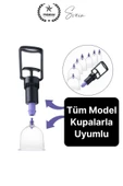 Kolay Kullanım 2 Parmak Hacamat Pompası Tüm Kupalarla Uyumlu Plastik Dayanıklı 1 Adet Kan Dolaşımı - 2