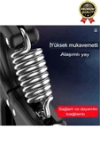 Premium Ayarlanabilir Taşınabilir Fitness Egzersiz Sayaçlı El Yayı 5-60 Kg Bilek Kası Güçlendirici - 5