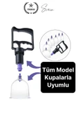 Kolay Kullanım 4 Parmak Hacamat Pompası Tüm Kupalarla Uyumlu Plastik Dayanıklı 1 Adet Kan Dolaşımı - 2