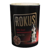 Rokus Dana Etli Yetişkin Konserve Köpek Maması 410 Gr - 1