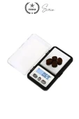 Premium Pilli Mini Hassas Cep Terazisi Tartı 200 g Kapasite 0.01 g Kuyumcu Tartısı Kılıflı Kalibre thumbnail 3