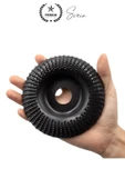 Titanyum 115 mm Törpüleme Oyma Eğe Diski Ahşap Taşlama Makine Uyumlu Kesici Oyuk Açma Testeresi - 6