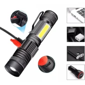 Geniş Açılı P50 Led Şarjlı El Feneri Wt-601 thumbnail 2