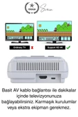 8 Bit 620 Oyunlu 2 Kontrol Kollu Video Games Retro Nostaljik Ev Oyun Konsolu Tv Uyumlu Mini Atari - 3