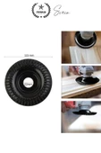 Titanyum 115 mm Törpüleme Oyma Eğe Diski Ahşap Taşlama Makine Uyumlu Kesici Oyuk Açma Testeresi - 5
