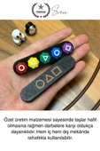 Squid Game 5 Taş Oyunu Seti Kutulu Renkli Geleneksel Kore Gonggi Koordinasyon Aile Parti Aktivite - 5