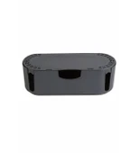 siyah Kablo Düzenleyici Çoklu Priz Kutusu Kablo Toplayıcı - 1