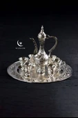 Hediyelik Sunumluk Gümüş Zemzem Takımı - 8 Parça - 4