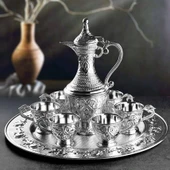 Safir 8 Parça Zemzem Takımı Gümüş Renk thumbnail 1
