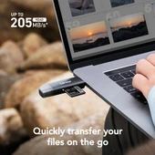 Lexar Dual USB-AC SDmicroSD Kart Okuyucu (LRW310X-BNBNG) - 8