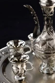Hediyelik Sunumluk Gümüş Zemzem Takımı - 8 Parça - 2