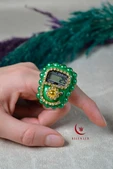 Boncuklu Taşlı Zikirmatik Yeşil thumbnail 1