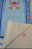 Oğlumun Seccadesi – Çantalı Erkek Çocuk Seccadesi (Mavi) - 4