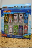 Çocuk Oyuncak  10’lu Metal Oyuncak Araba Seti – Karışık Model (Ambulans, Yarış Arabası ve Daha Fazlası) thumbnail 4