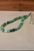 Yeşil Akik Taşlı 33’lü Erkek Tesbih – Doğal Taş, Özel Ahşap Kutulu thumbnail 1